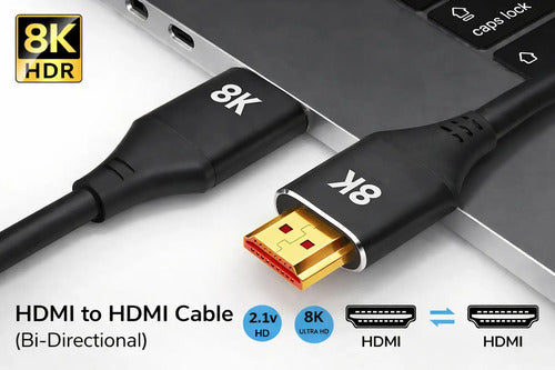 Cable Hdmi Irm 8k 60hz 1 5m 2.1v Ultra Hd Alta Definición