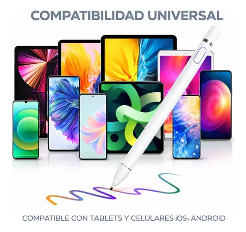 Stylus Pen Lapíz Recargable Universal Para Tablet Y Celular
