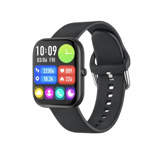 Smartwatch Deportivo Vidvie Sw1618 Para Llamadas Con Pantalla De 1.85  Y Monitor De Salud Negro Look Deportivo