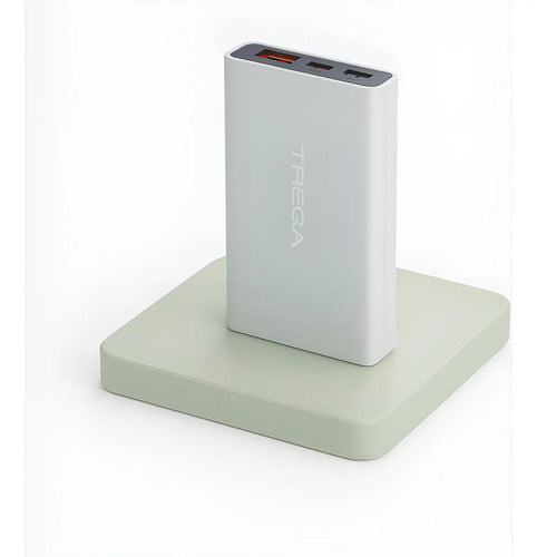 Power Bank Treqa Con Carga Rápida Y Doble Salida Usb Para Celular, Tablet, Smartwatch