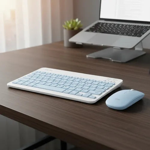 Mini Teclado Y Mouse Irm Inalámbrico Qwerty Español Mk-110