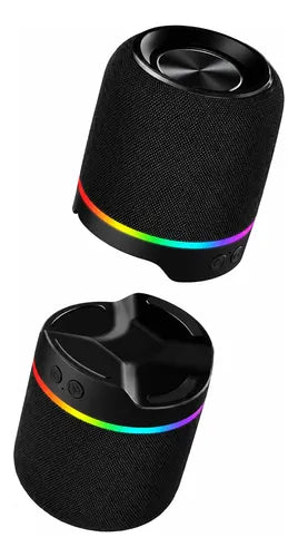 Parlante Inalámbrico M25 Doble Rgb Desmontable 10w Radio Fm