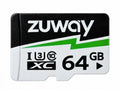 Tarjeta De Memoria Microsd Zuway 64gb Clase 10 U3 A1 Alta Velocidad 100mb/s Premium Compatible Con Nintendo Swicht 1, Video 8k, Celulares, Tablets, Cámaras De Seguridad Y Deportivas, Uso Profesional