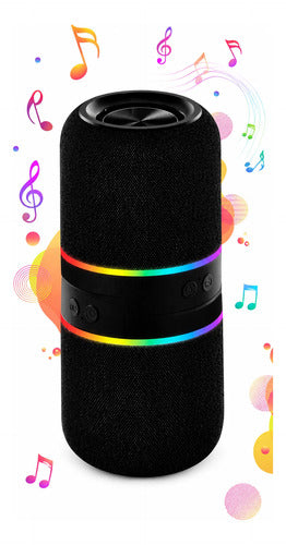 Parlante Inalámbrico M25 Doble Rgb Desmontable 10w Radio Fm