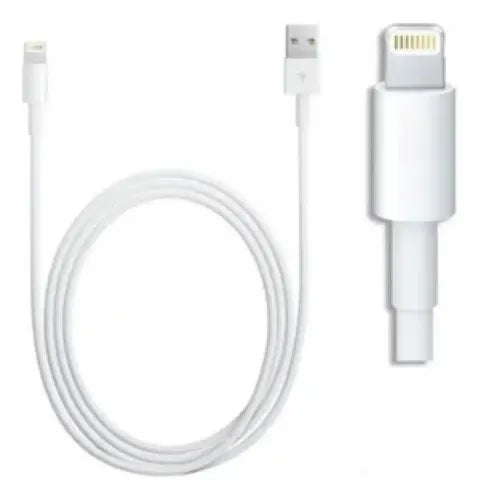 Cable Usb Carga Rápida Para iPhone Lightning 1mt Blanco