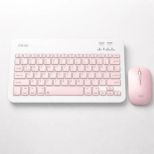 Mini Teclado Y Mouse Irm Inalámbrico Qwerty Español Mk-110