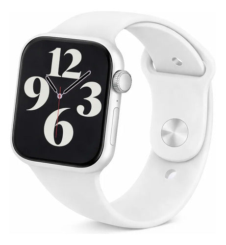 Smartwatch Hw22-pro Deportivo Pantalla Hd Llamadas Bluetooth Blanco Look Deportivo