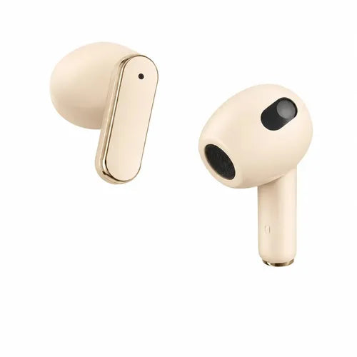 Audífonos Inalámbricos Diegmark Q.59 Con Reducción De Ruido Y Estuche De Carga Beige