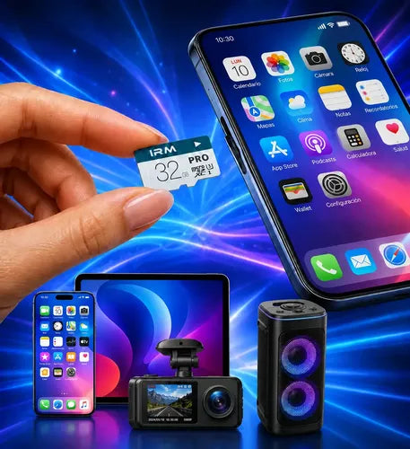 Tarjeta Micro Sd Hc 32gb Clase 10 Irm Con Adaptador Sd