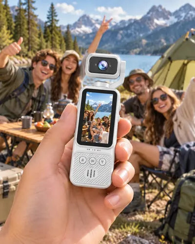 Cámara Deportiva Pocket 1080p Wifi Pantalla Antivibración