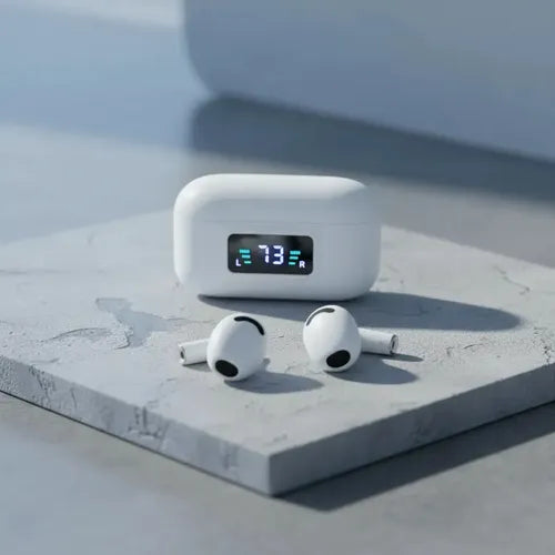 Audífonos Inalámbricos Tws Diegmark T19 Bluetooth 5.3 Con Cancelación De Ruido Y Micrófono Blanco