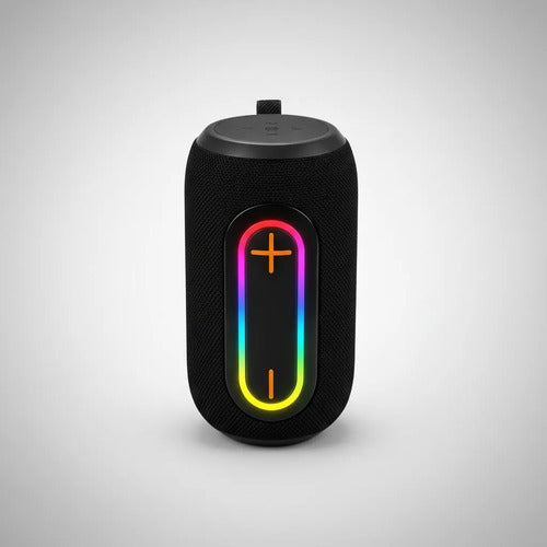 Parlante Inalámbrico Recargable Bs-27 Luz Rgb Sonido Potente Negro