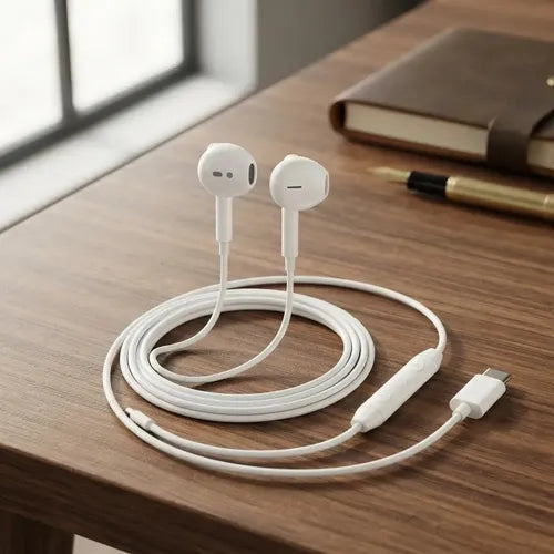 Auriculares In-ear Vidvie Hs665 Blancos Usb-c Con Micrófono Blanco