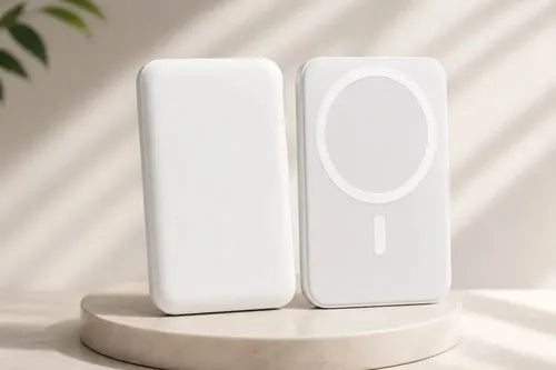 Power Bank Magnético De 5000 Mah Para iPhone Series, Carga Inalámbrica Y Rápida Con Usb-c Blanco