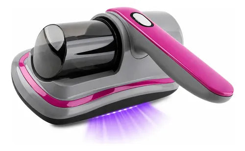 Aspiradora Potente Anti-ácaros Para Colchón Sofà Con Luz Uv Gris