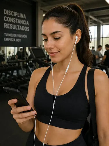 Audífonos In-ear Headset Usb-c Con Micrófono Para Android Blanco