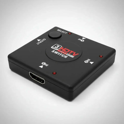 Switch Hdmi Irm Con 3 Entradas Y 1 Salida Para Tv Y Consolas
