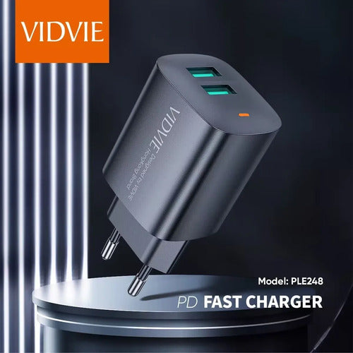 Cargador Carga Rápida 2.4a Compatible Con iPhone 8 Al 14 Negro