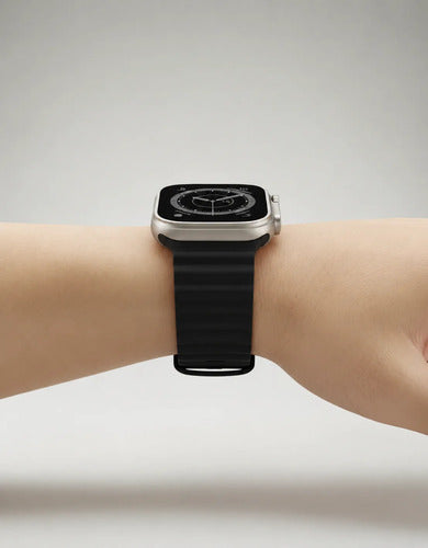Smartwatch Vidvie Ultra 1.85  Aleación Zinc Bluetooth 5.0 Blanco Corrugado Negro