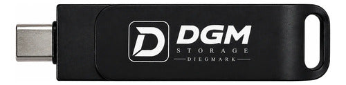 Pendrive Flash Drive Otg 128gb Usb Usb-c 3.1 Alta Velocidad Negro Otg Dual Usb-c Usb-a