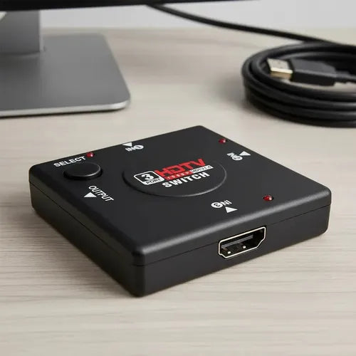 Switch Hdmi Irm Con 3 Entradas Y 1 Salida Para Tv Y Consolas