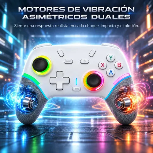 Control Joystick Gamer X9 Inalámbrico Rgb Multiplataforma