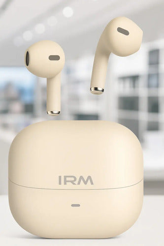 Audífonos Inalámbricos Diegmark Ht-09 Bluetooth 5.3 Con Sonido Hi-fi Y Micrófono Para Android Y iPhone Beige Claro