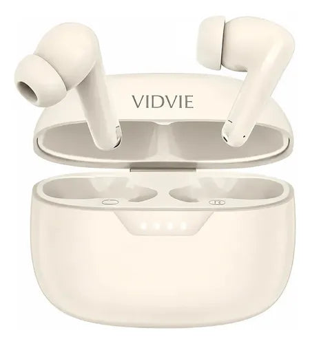 Audífonos Inalámbricos Bluetooth 5.4 Vidvie Bt890 Tws In Ear Con Micrófono Hd Control Táctil Carga Rápida Usb Tipo C... Blanco