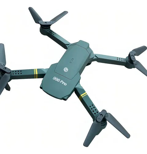 Drone Aéreo Smart 998 Pro Plegable Con Doble Cámara Y Estabilizador Surtido