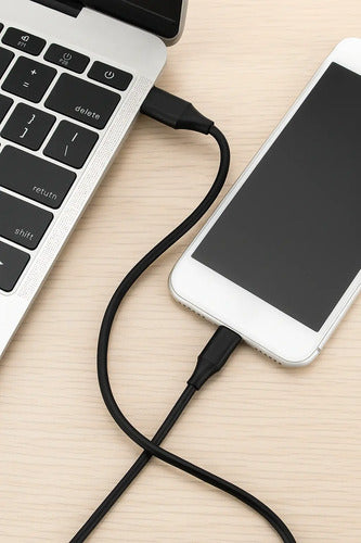Cable Usb-c 1m 60w Carga Rápida Para Samsung Xiaomi Android