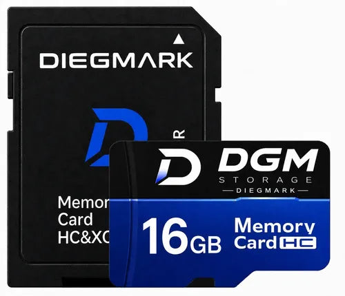 Tarjeta Microsdhc Diegmark 16 Gb Clase 10 Con Adaptador Sd