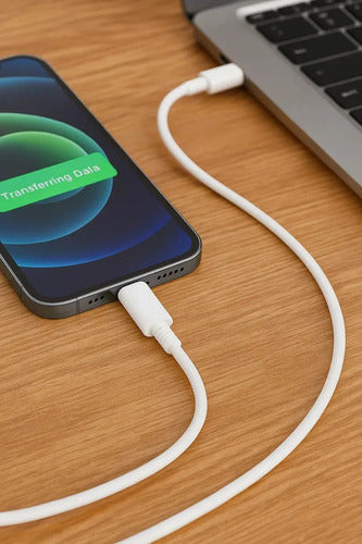 Cable C 6a Carga Rápida Tipo C Nuevo Blanco