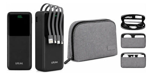 Kit Powerbank Rápido 20000mah 22.5w Universal + Bolso
