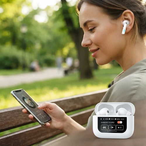 Auriculares Inalámbricos Tws Diegmark Bluetooth Con Cancelación De Ruido Y Micrófono, Blanco