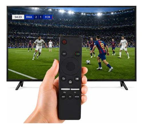 Control Remoto Compatible Con Samsung Smart Tv Reemplazo Negro