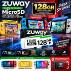 Tarjeta De Memoria Microsd Zuway 128gb Clase 10 U3 A1 Alta Velocidad 100mb/s Premium Compatible Con Nintendo Swicht 1, Video 8k, Celulares, Tablets, Cámaras De Seguridad Y Deportivas, Uso Profesional