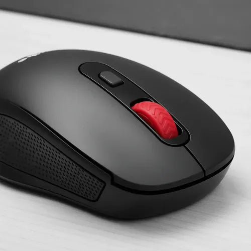 Mouse Inalámbrico Weibo W01 De 1600 Dpi Para Pc Y Notebook Negro