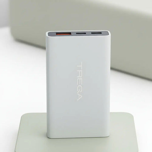 Power Bank Treqa Con Carga Rápida Y Doble Salida Usb Para Celular, Tablet, Smartwatch