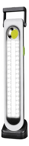 Lámpara Led Solar 45w Recargable Usb 3600mah 96 Luces Led Blanco