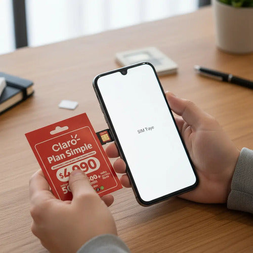 Chip Claro Prepago Plan Simple 50gb+500min Esim 3 En 1