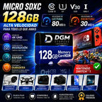 Tarjeta Micro Sdxc Diegmark 128 Gb Uhs-i U1 Clase 10 Para 4k, Con Adaptador Sd