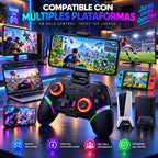 Control Joystick Gamer X9 Inalámbrico Rgb Multiplataforma