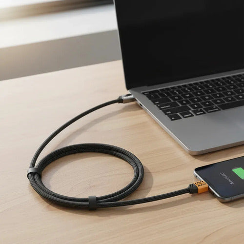 Cable Usb A Tipo C De 1 M, Diegmark Ca-888 Para Carga Rápida Y Datos Negro