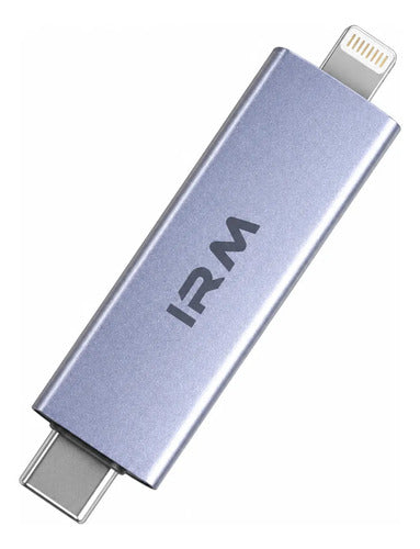 Lector Micro Sd Tf Usb C Usb L Compatible Con iPhone Android Gris