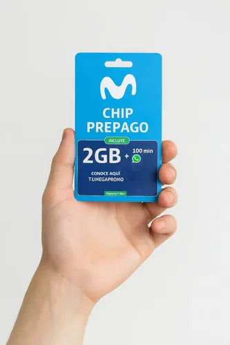 Chip Movistar Prepago Pack 25 Unidades Sim Prepago 3 En 1