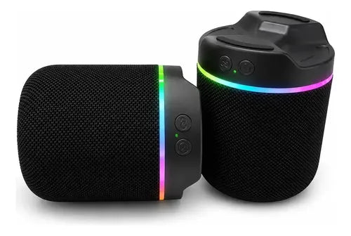 Parlante Inalámbrico M25 Doble Rgb Desmontable 10w Radio Fm
