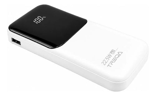Power Bank Carga Rápida 10000mah 22.5w Pd 4 Cables Integrado Blanco