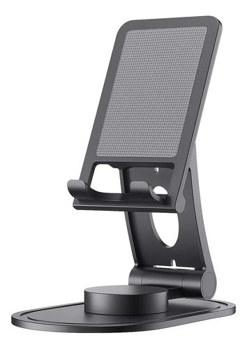 Soporte Para Celular Con Ángulo Ajustable Y Base Antideslizante Negro