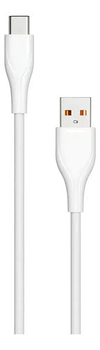 Cable C 6a Carga Rápida Tipo C Nuevo Blanco