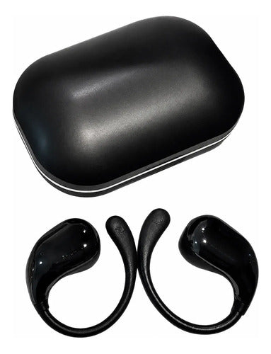 Audífonos Deportivos Bluetooth 5.3 Micrófono Control Táctil Negro